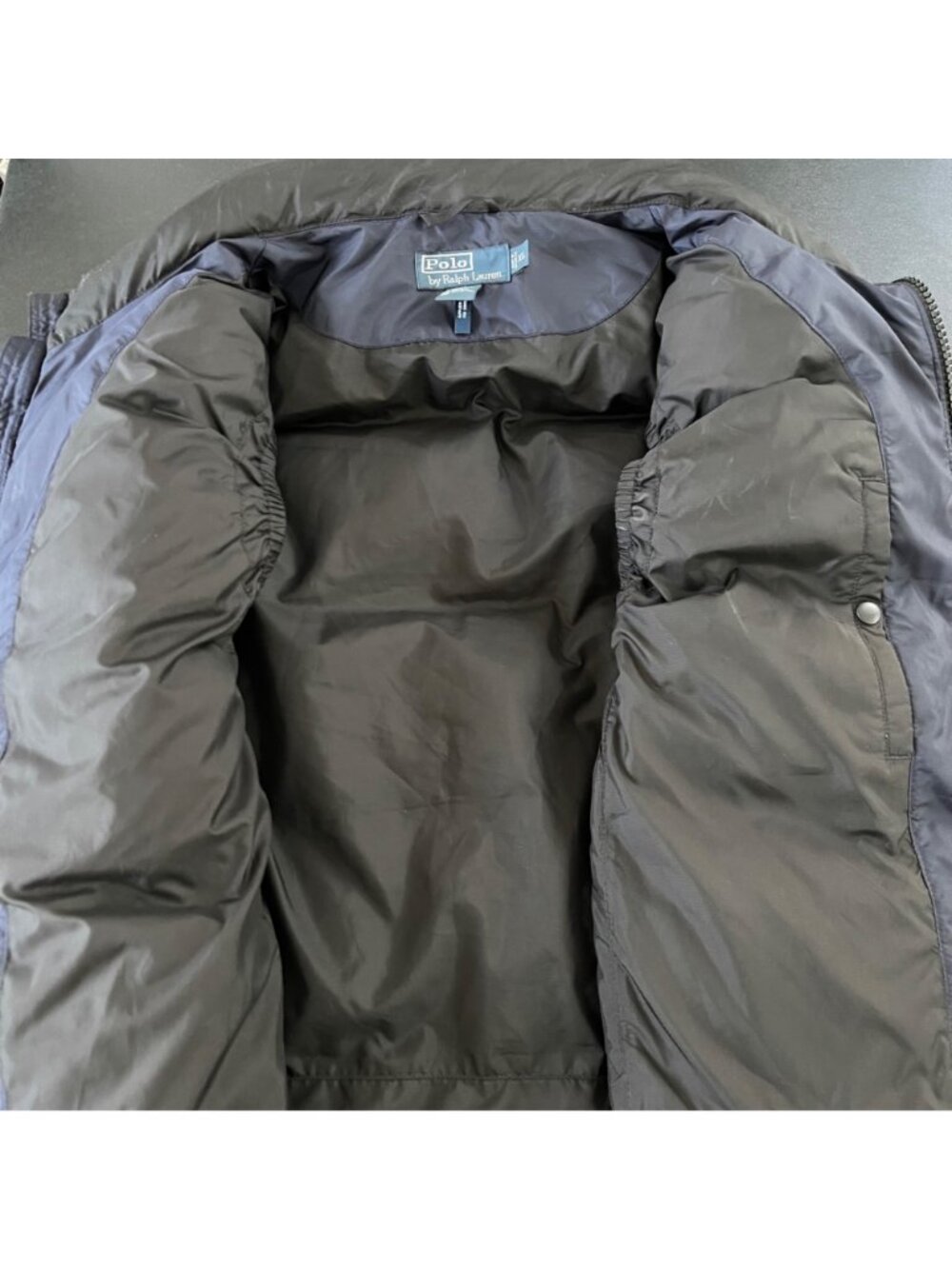 Polo Ralph Lauren Mens Down Puffer Vest Size XL Navy RLX Outdoor Preppy Gorpcore - Picture 8 of 14